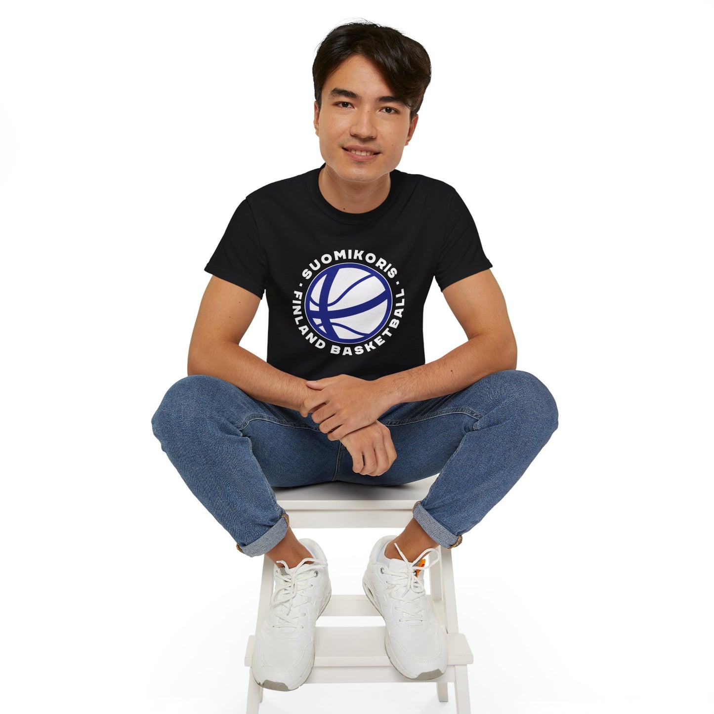 Suomikoris Finland Basketball fani t-paita