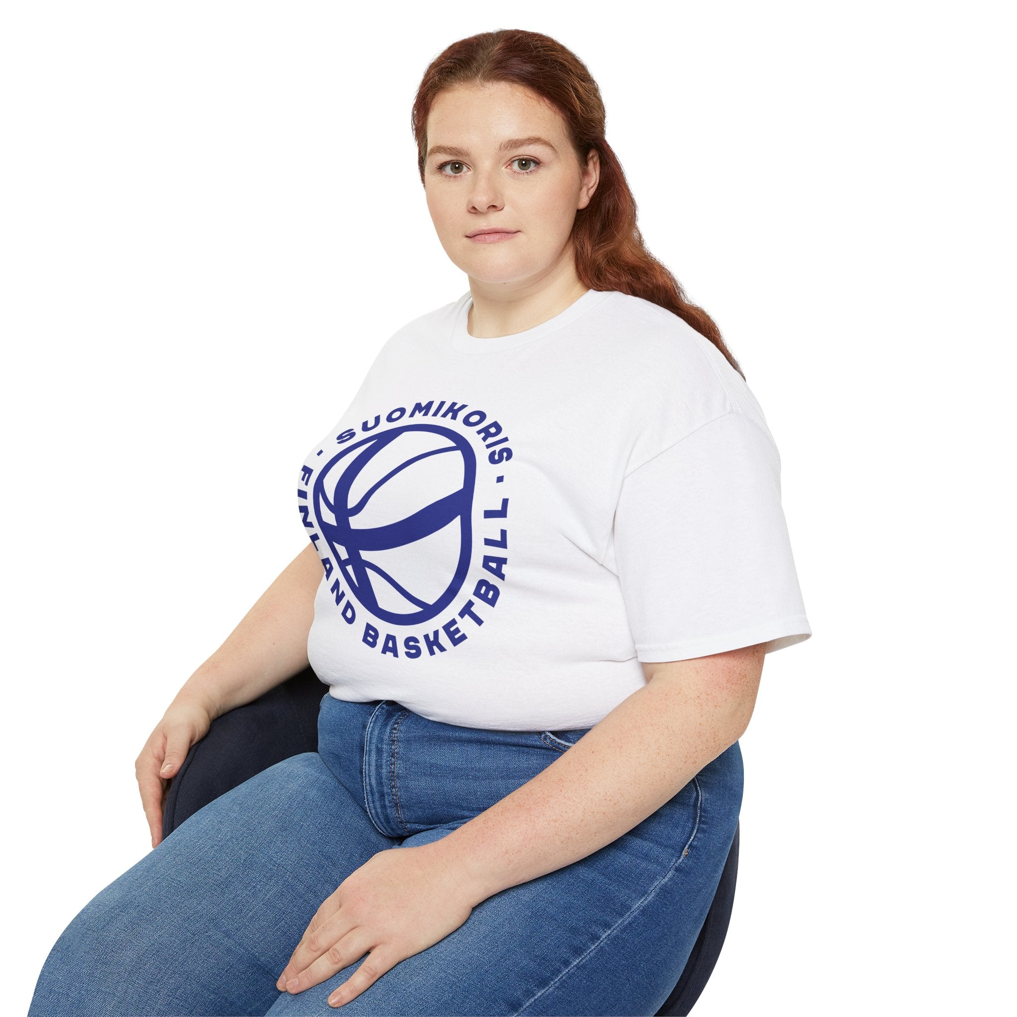 Suomikoris Finland Basketball fani t-paita