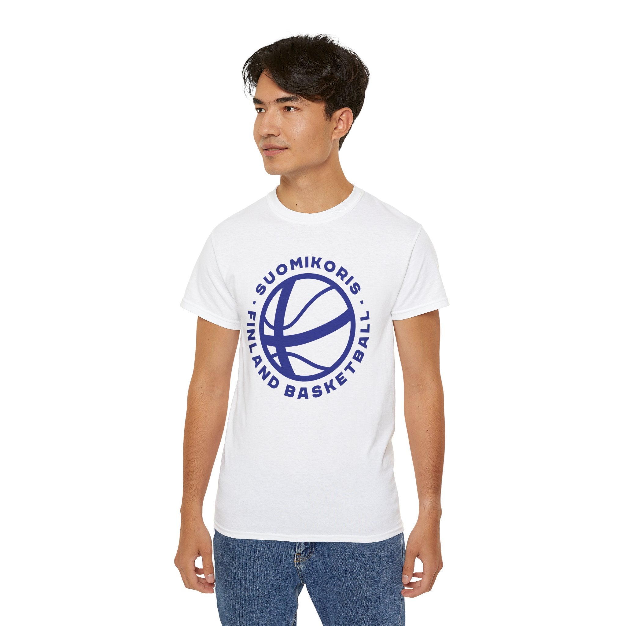 Suomikoris Finland Basketball fani t-paita