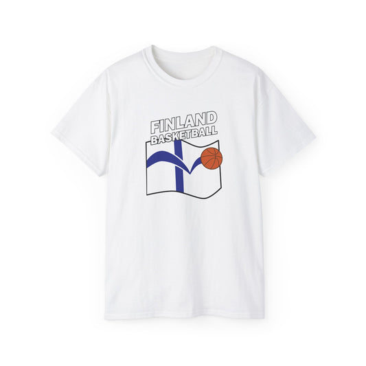 Finland Basketball Suomi fani t-paita
