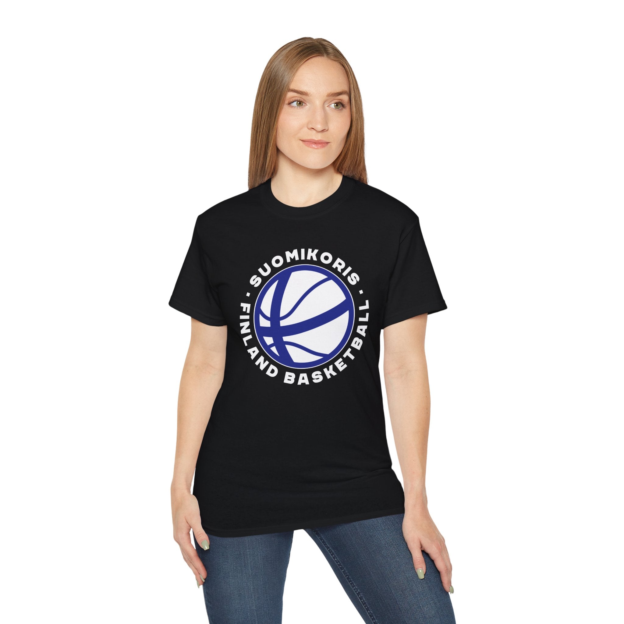 Suomikoris Finland Basketball fani t-paita