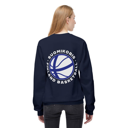 Suomikoris kaksipuoleinen unisex collegepusero